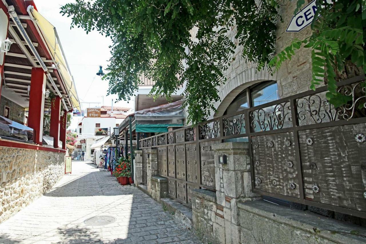 Beautiful Studio In Traditional Afytos Halkidiki-Uvc Sterilized Exterior foto
